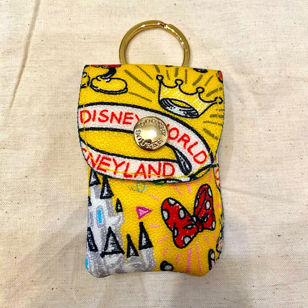 Authentic Dooney and Bourke Disney Parks Keyring Card Holder